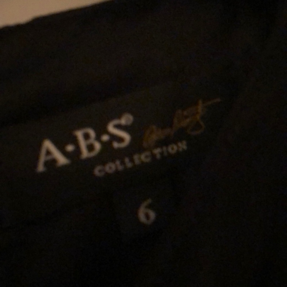 EUC. ABS black special occasion dress. Size 6. - Picture 4 of 6